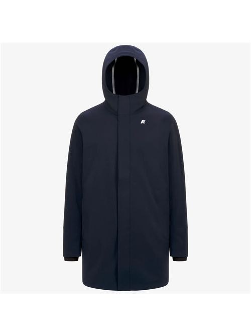 Giaccone Bonded lungo colore blu K-WAY | MARLYN BONDEDA2B